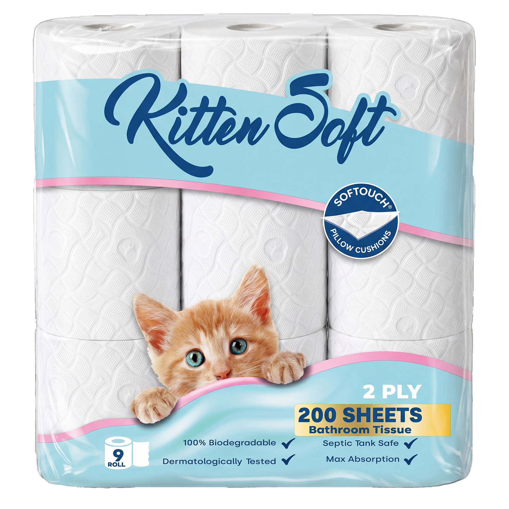 Kitten Soft 9 Rolls